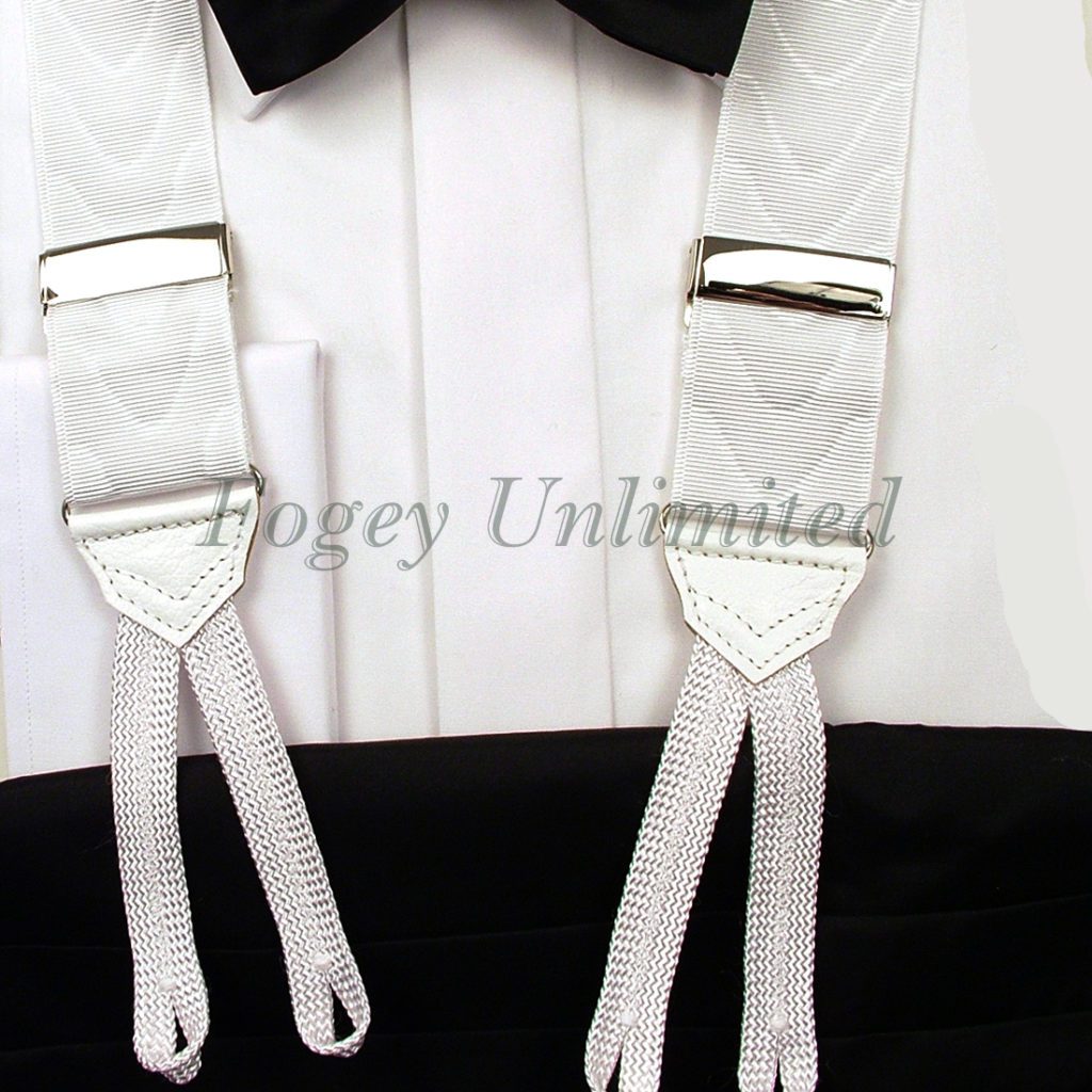 Albert Thurston Moire Barathea Formal Braces/Suspenders. As worn by James  Bond !! - Fogey Unlimited