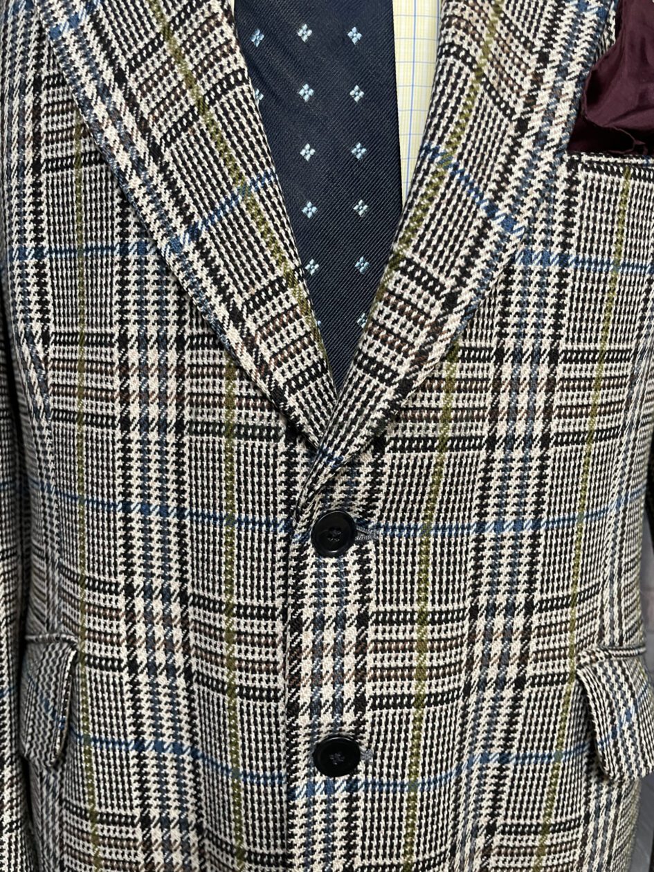Fantastic Tweed Bold pattern Tweed Jacket Saxon Hawk 40
