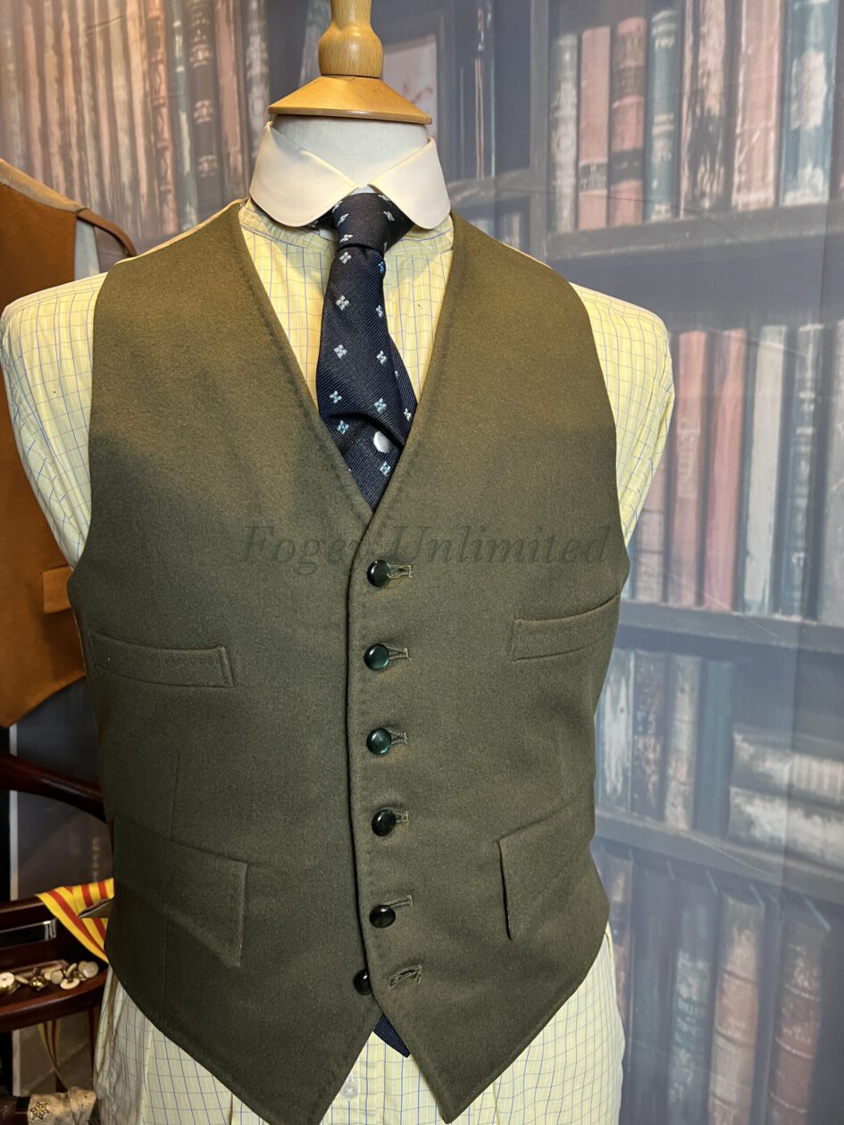 Vintage Wool Doeskin Waistcoat/Vest 38