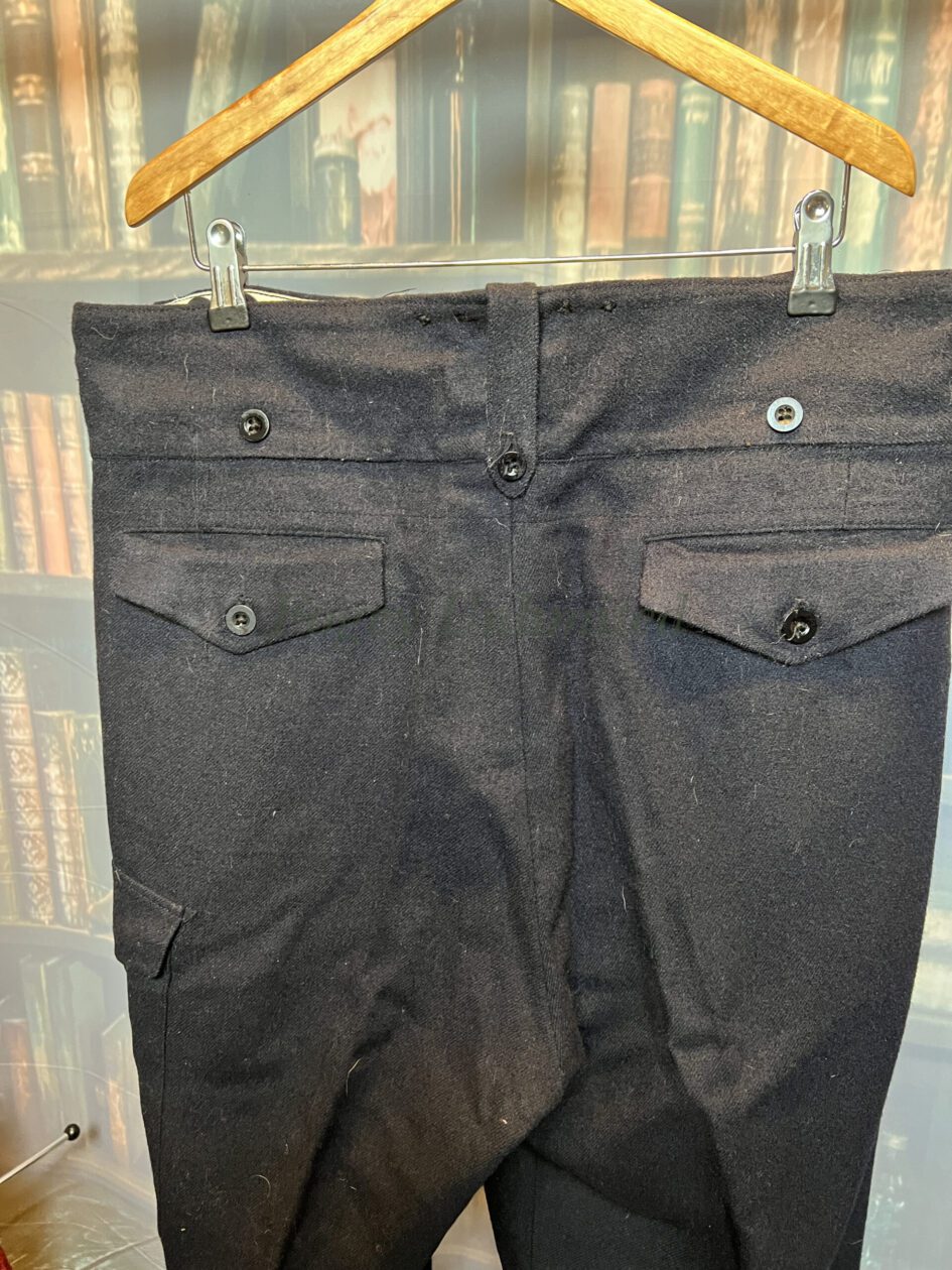 Vintage Police/Fire/Service Heavyweight wool Trousers 38