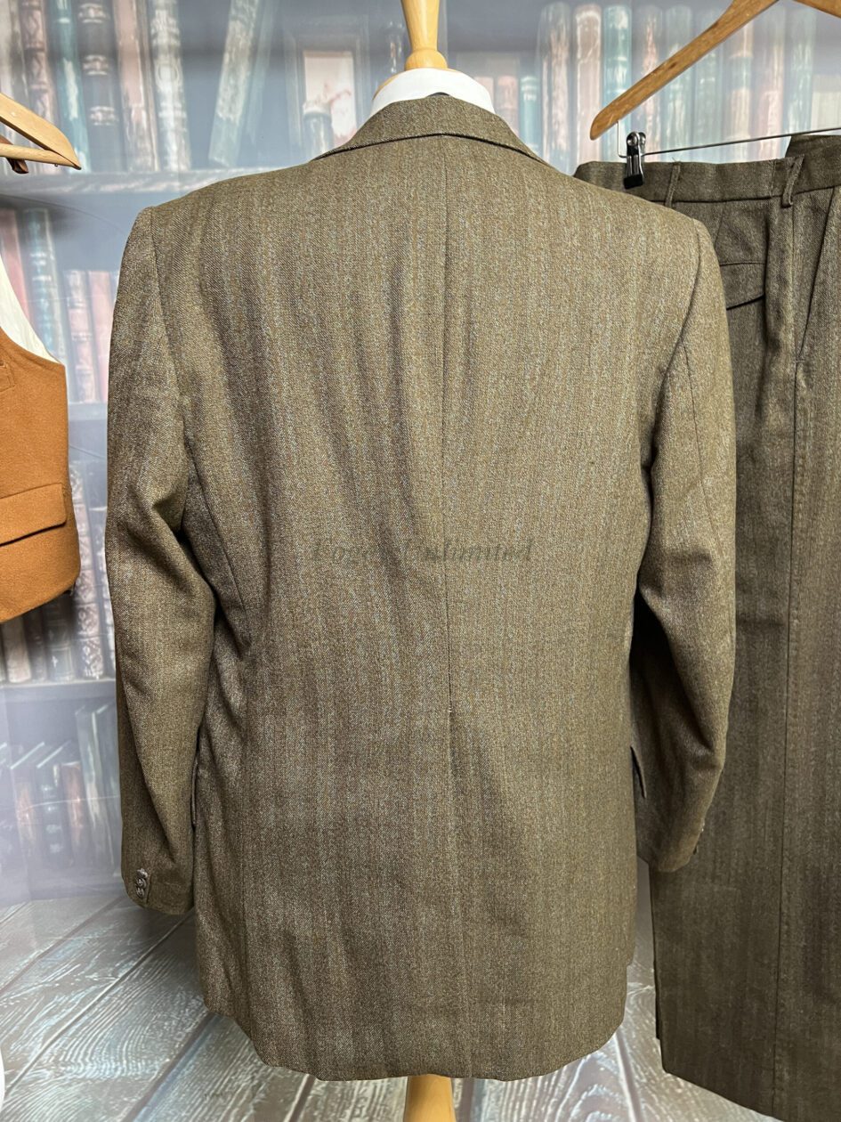 Traditional 3 Piece Tweed Suit 42C/40W (Ref:JGTS) - Fogey Unlimited