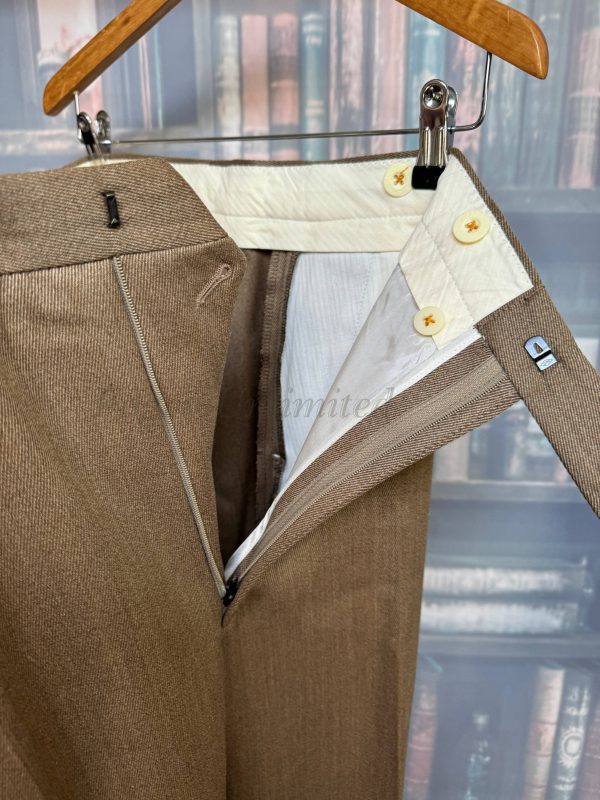 Vintage Traditional Gentleman's Cavalry Twill Trousers 38/97cm waist. Leg 32/81cm (Ref:CVT38M) - Image 3