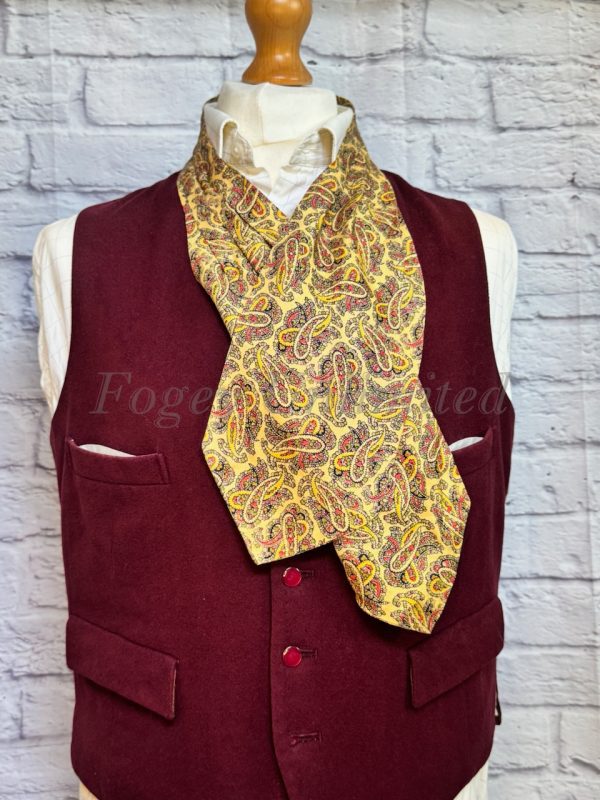 Vintage Gentleman's Cravat/Scarf/Ascot Many Colours available Smooth - Image 11