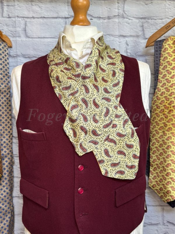 Vintage Gentleman's Cravat/Scarf/Ascot Many Colours available Smooth - Image 4