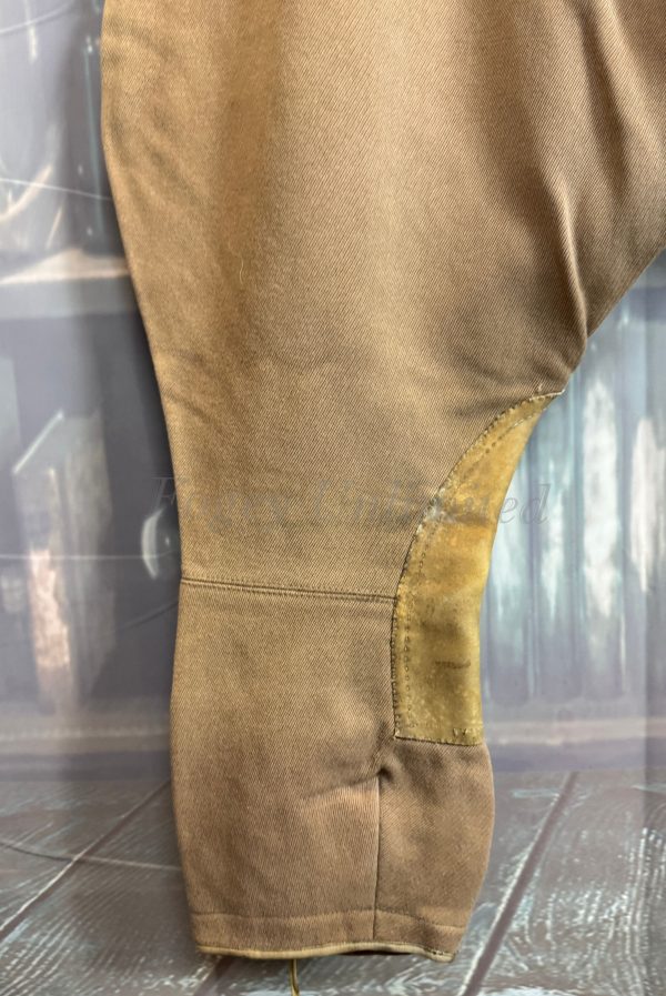 Vintage Bespoke Breeches Jodhpurs. High waist, Heavyweight. Waist 32"/81cm. (BRT1306) - Image 9