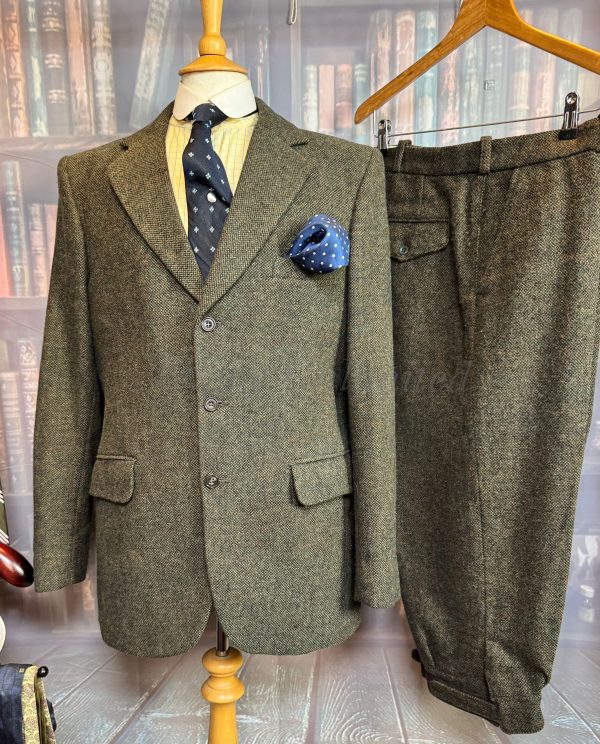 Vintage Cambrian Heavyweight Welsh Tweed Shooting Suit/Breeks/plus Fours 42c/33w (CAM42)