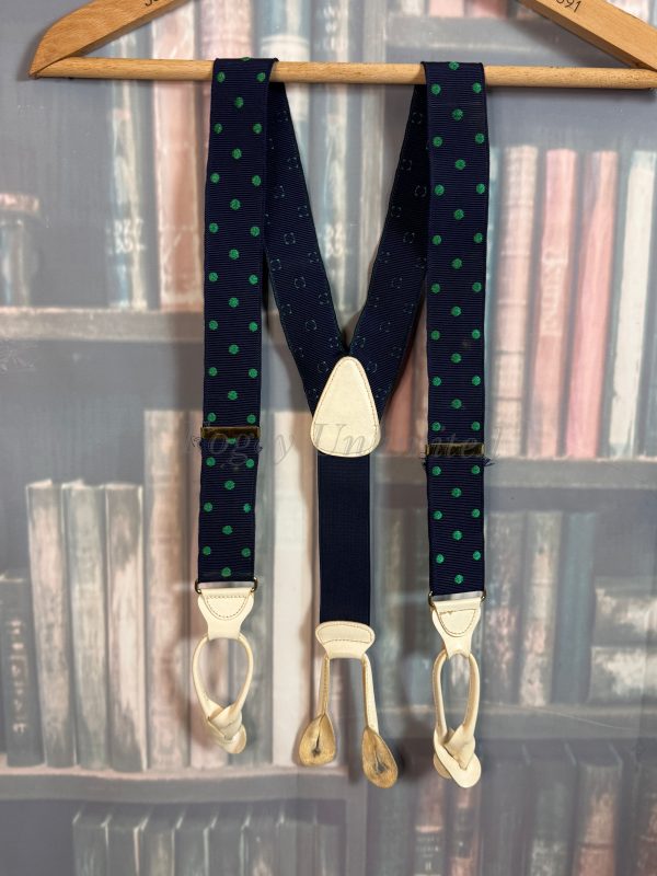 Pre-Loved Albert Thurston Barathea woven Braces/Suspenders. Various Colours (Ref:ATBV) - Image 6