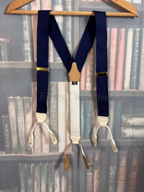 Pre-Loved Albert Thurston Barathea woven Braces/Suspenders. Various Colours (Ref:ATBV) - Image 5