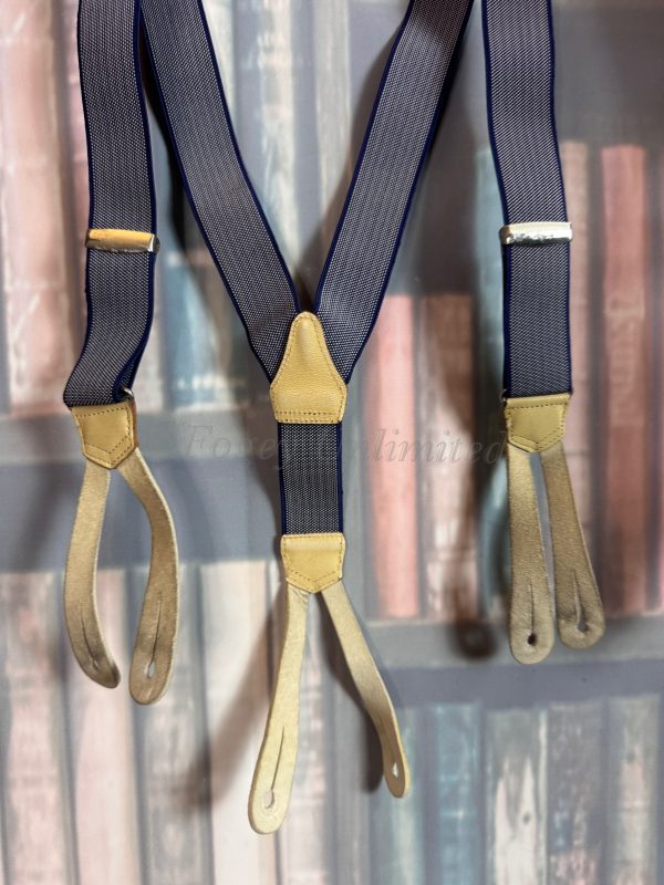 Vintage Button end Braces/Suspenders. Various Styles and Colours. (Ref:DR1a) - Image 9