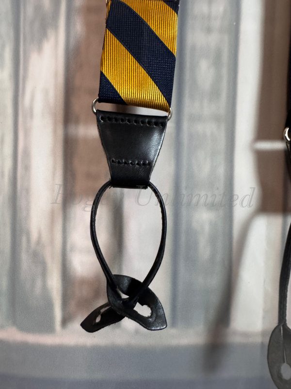 Vintage High Quality Button on Braces/Suspenders. Various Styles and Colours. (Ref:BTHV) - Image 9