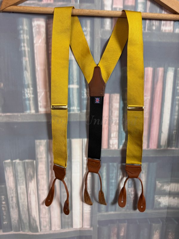 Pre-Loved Albert Thurston Barathea Braces/Suspenders. Various Colours (Ref:M) - Image 5